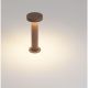 Stalpi - Stalp exterior IP65 LED 2700K GONG corten H-30cm