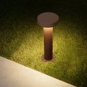 Stalp exterior IP65 LED 2700K GONG corten H-30cm