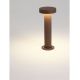 Stalpi - Stalp exterior IP65 LED 2700K GONG corten H-30cm