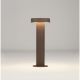 Stalpi - Stalp exterior IP65 LED 3000K GONG corten H-30cm