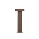 Stalp exterior IP65 LED 3000K GONG corten H-30cm