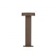 Stalpi - Stalp exterior IP65 LED 3000K GONG corten H-30cm