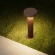 Stalpi - Stalp exterior IP65 LED 3000K GONG corten H-30cm