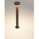 Stalpi - Stalp exterior IP65 LED 3000K GONG corten H-60cm