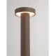 Stalpi - Stalp exterior IP65 LED 3000K GONG corten H-60cm