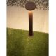 Stalpi - Stalp exterior IP65 LED 3000K GONG corten H-60cm