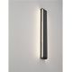 Aplice - Aplica exterior neagra liniara 60cm IP65 LED 3000K RANGE
