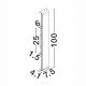 Aplice - Aplica exterior neagra liniara 100cm IP65 LED 3000K RANGE