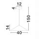 Pendule, Lustre suspendate - Lustra, Pendul modern DARIO negru