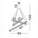 Pendule, Lustre suspendate - Lustra LED suspendata ELIOT