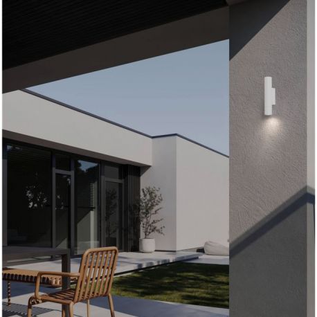 Aplice - Aplica de perete exterior IP54 ROUX alb