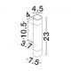 Aplice - Aplica de perete exterior IP54 ROUX negru