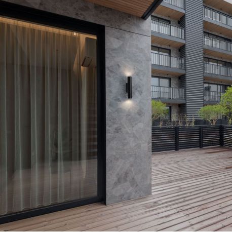 Aplice - Aplica de perete exterior IP54 ROUX negru