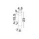 Aplice - Aplica de perete exterior IP54 ROUX corten