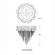 Lustre aplicate - Plafoniera, Lustra aplicata moderna Astra