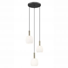 Pendule, Lustre suspendate - Lustra moderna cu 3 pendule CALVO