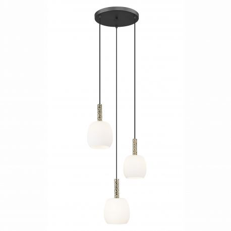 Pendule, Lustre suspendate - Lustra moderna cu 3 pendule CALVO