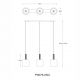 Pendule, Lustre suspendate - Lustra moderna cu 3 pendule CALVO