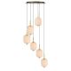 Pendule, Lustre suspendate - Lustra cu 6 pendule si telecomanda AKARI