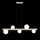 Pendule, Lustre suspendate - Lustra cu 5 surse de lumina FORES auriu