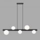 Pendule, Lustre suspendate - Lustra cu 5 surse de lumina FORES negru