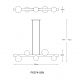 Pendule, Lustre suspendate - Lustra cu 5 surse de lumina FORES negru