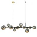 Lustra cu 10 surse de lumina SERENITY auriu