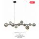 Pendule, Lustre suspendate - Lustra cu 10 surse de lumina SERENITY negru