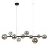 Lustra cu 10 surse de lumina SERENITY negru