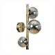 Aplica de perete cu 3 surse de lumina SERENITY auriu