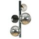 Aplica de perete cu 3 surse de lumina SERENITY negru