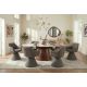 Scaune - Scaun pivotant AMBIENTO tesatura Chenille maro