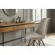Seturi scaune, HoReCa - Set 4 scaune moderne Scandinavia imprimeu leopard bej-gri