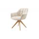 Scaune - Scaun pivotant PAPILLON tesatura chenille/ stejar