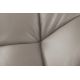 Seturi scaune, HoReCa - Set de 2 scaune pivotante PAPILLON piele taupe/ negru