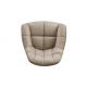 Seturi scaune, HoReCa - Set de 2 scaune pivotante PAPILLON catifea greige/ bej