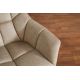 Seturi scaune, HoReCa - Set de 2 scaune pivotante PAPILLON catifea greige/ bej