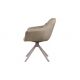 Seturi scaune, HoReCa - Set de 2 scaune pivotante PAPILLON catifea greige/ bej