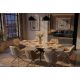 Mese dining - Masa ovala cu ceramica Pandora SCULPTURE 220cm