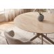 Mese dining - Masa rotunda cu blat din ceramica ALPINE 120cm