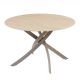 Mese dining - Masa rotunda cu blat din ceramica ALPINE 120cm