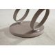 Masute Living - Masuta de cafea moderna cu doua blaturi rotative din ceramica DANCING RINGS 80-135cm