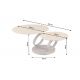 Masute Living - Masuta de cafea moderna cu doua blaturi rotative din ceramica DANCING RINGS 80-135cm