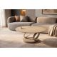 Masute Living - Masuta de cafea moderna cu doua blaturi rotative din ceramica DANCING RINGS 80-135cm