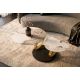 Masute Living - Masuta de cafea moderna cu doua blaturi rotative din ceramica DANCING RINGS 80-135cm