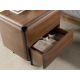 Noptiere - Noptiera design LUX cu sertare Walnut Veneer