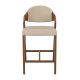 Scaune Bar - Scaun de bar din lemn si piele sintetica Mink