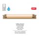 Iluminat pentru baie - Aplica de perete LED baie IP44 KALIA auriu