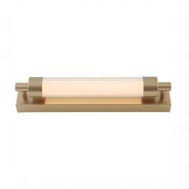 Aplice, corpuri de iluminat pentru pereti - Aplica de perete LED baie IP44 KALIA auriu