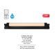 Iluminat pentru baie - Aplica de perete LED baie IP44 KALIA negru
